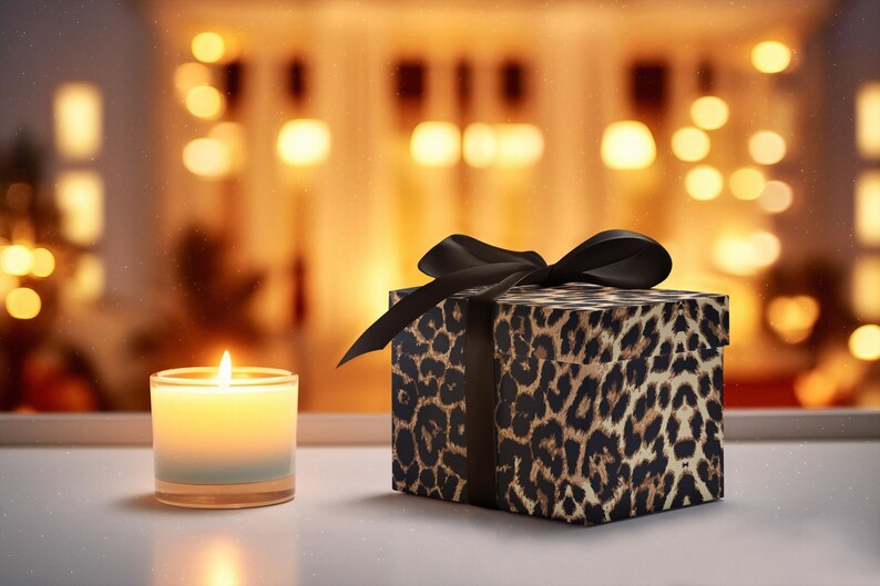 Leopard Print Gift Wrap Papers - Stylish & Trendy Wrapping for Special Occasions Christmas Wrapping Paper image 2