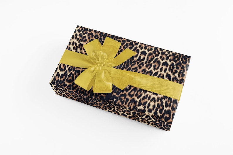 Leopard Print Gift Wrap Papers - Stylish & Trendy Wrapping for Special Occasions Christmas Wrapping Paper image 13