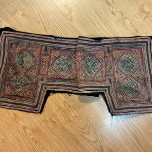 Vintage tribal Hmong batik piece in Mu Cang chai village,north of Vietnam