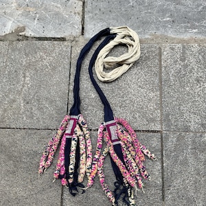Vintage tribal Dao Tien shaman head band in Hoa Binh area,in the north of Vietnam