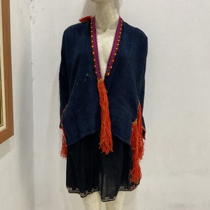 Vintage tribal Red Dao women tunic in Lao Cai  province,north of Vietnam