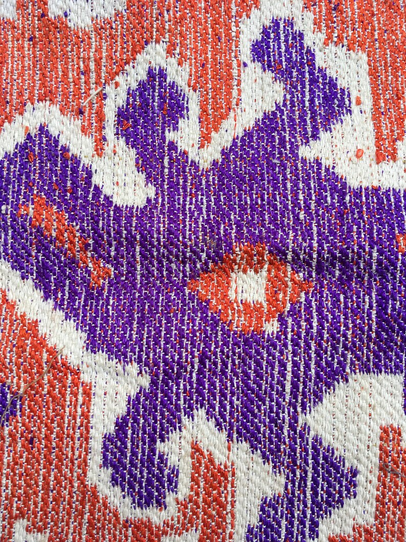 Vintage tribal White Thai textile wall hanging blanket in Nghe Etsy