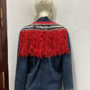 Vintage tribal Dao Streamers in the north of vietnam