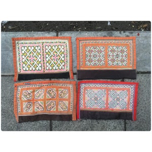 Vintage tribal Hmong collars in the north of Vietnam