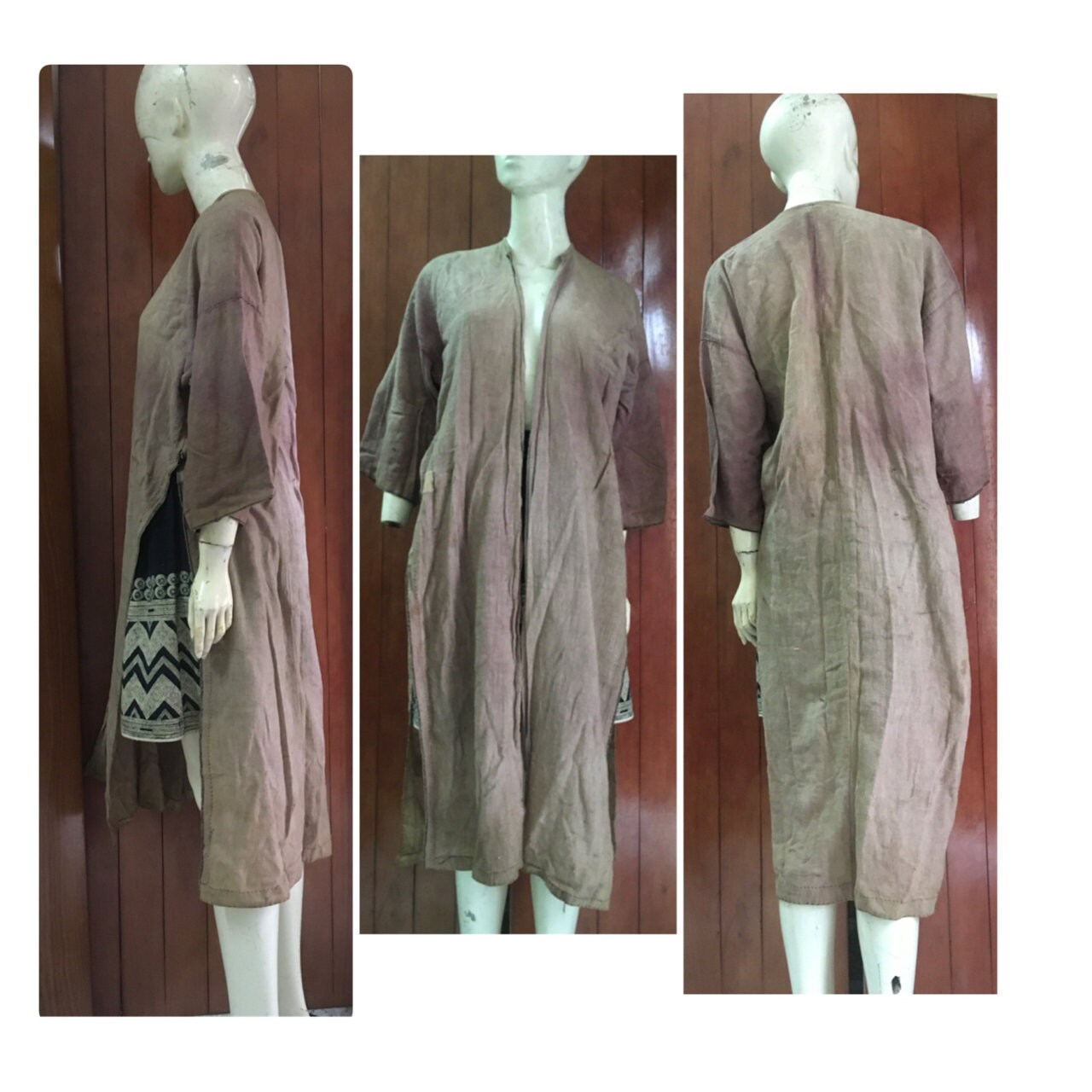 Vintage Tribal Red Dao Shaman Robe in Lao Cai Areanorth of Etsy UK