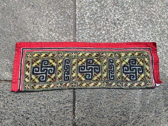 Vintage Black Hmong collar in Sapa,