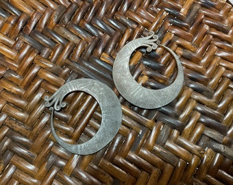 Vintage tribal Hmong aluminum earring in Mai Chau area,north of Vietnam