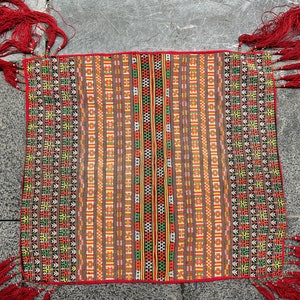 Vintage tribal Man minority head scarf in the north of Vietnam