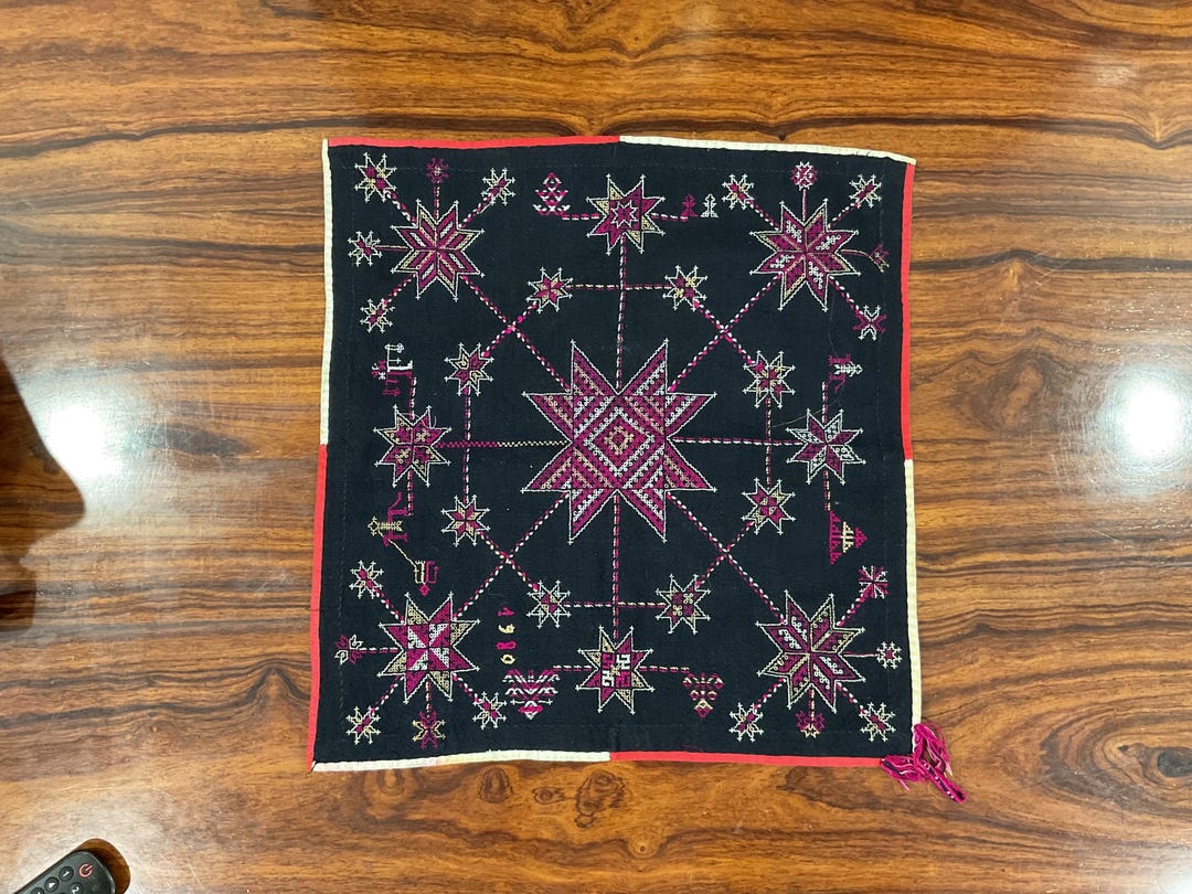 Vintage White Dao Head Scarf in Lai Châu Area,north of Vietnam - Etsy