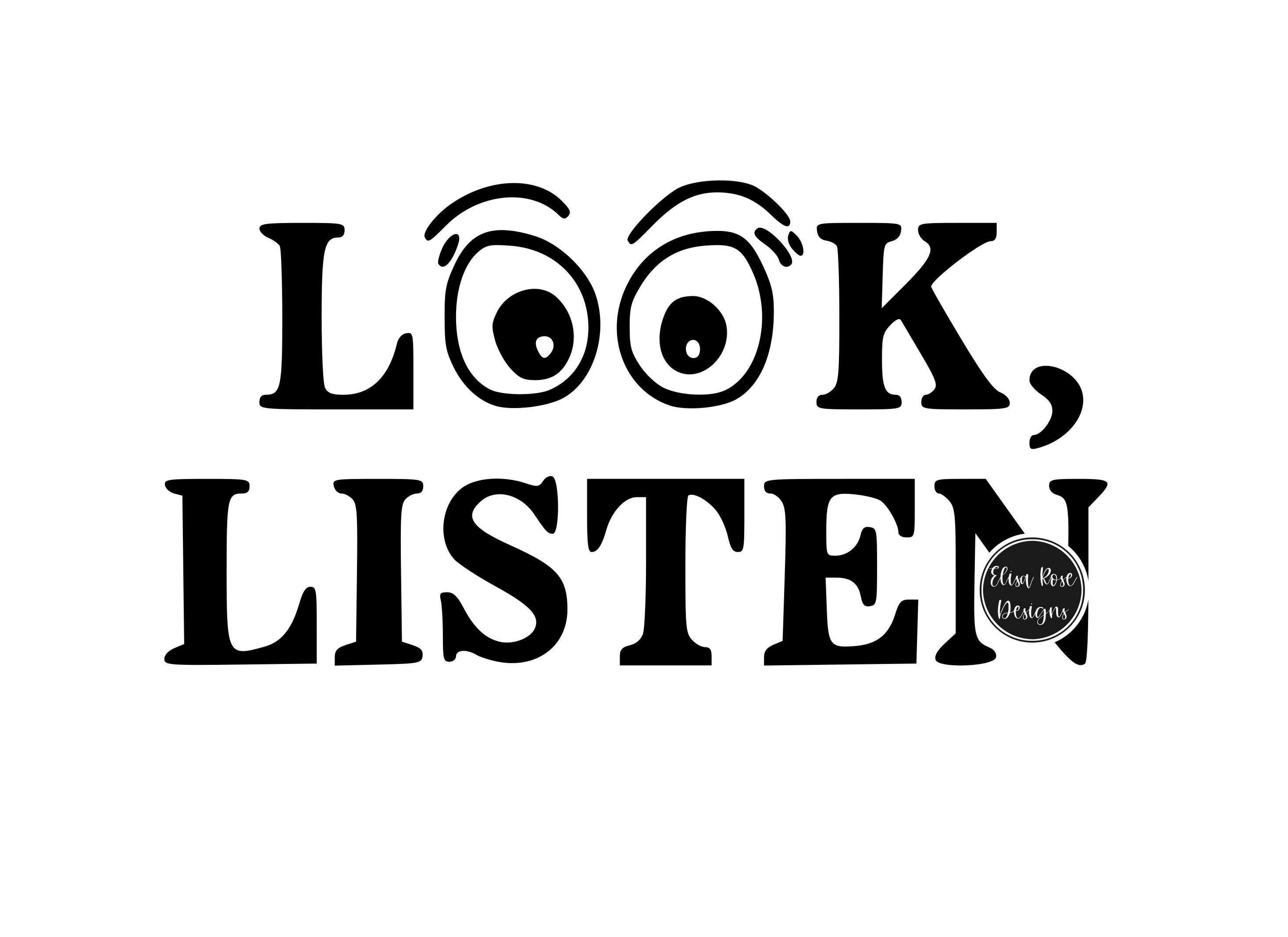 Look, Listen-digital Download, MFM, SSDGM, True Crime - Etsy