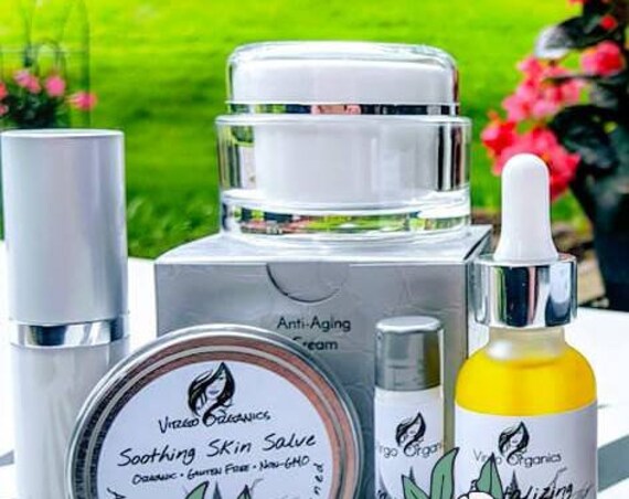 Pure Skin Care - Beauty Cream, Eye Cream, Facial oil / Full of Antioxidants / Vitamins C & E / Toning / Reduce Fine Lines / Skin Brightening