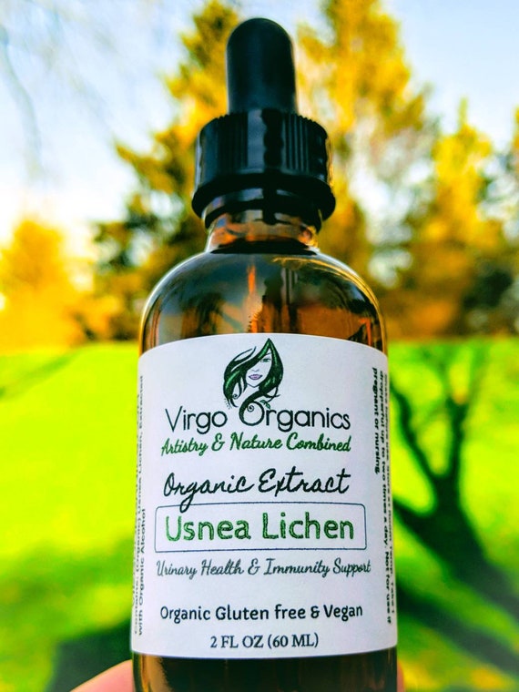 Organic Usena Lichen Extract / Usnea barbata / Gluten Free / Non-GMO / For Urinary Tract Support & Immunity Support