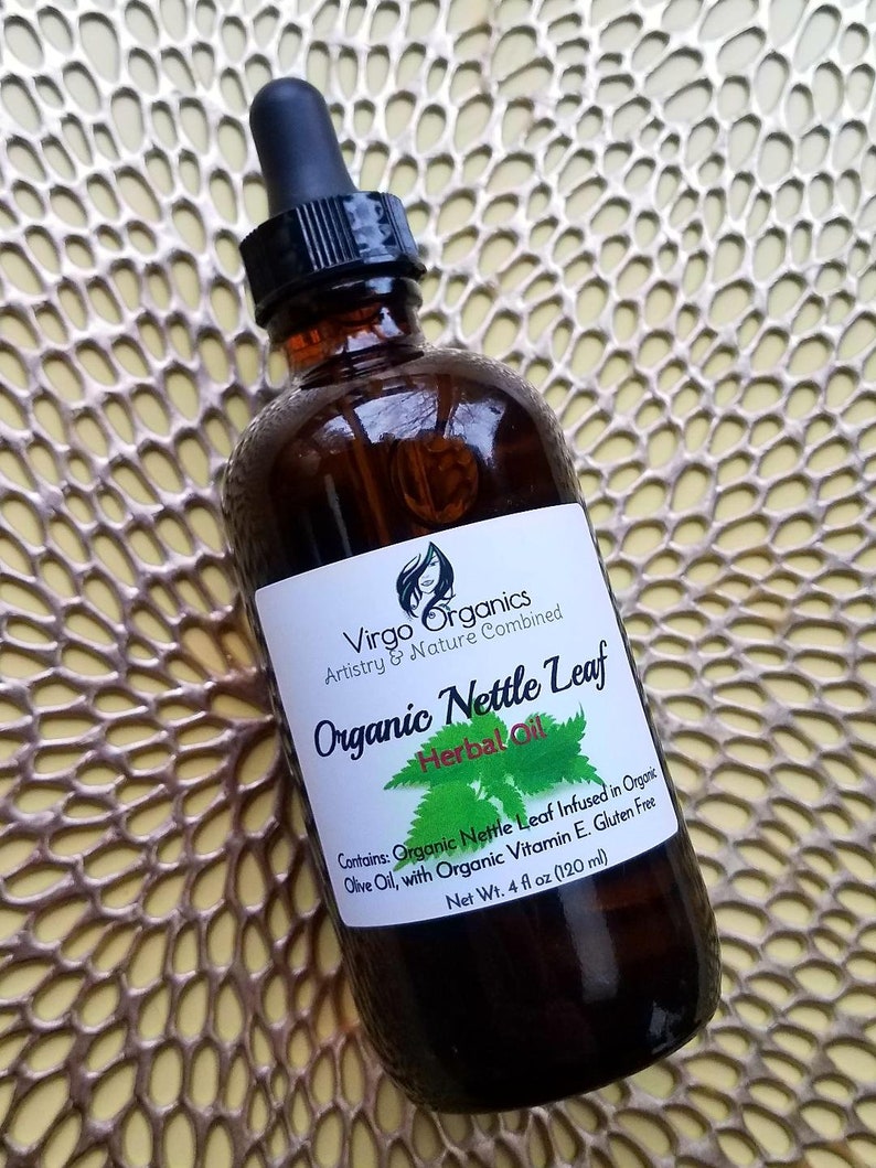 Organic Nettle Leaf Herbal Oil / Apply Directly Onto Skin or Etsy