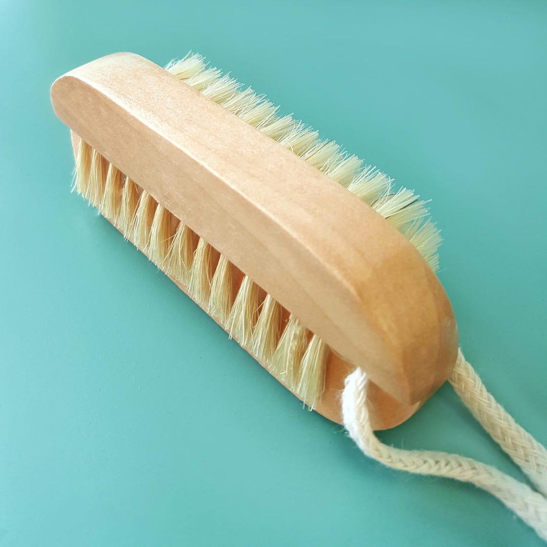 Natural Nail Brush / Great for Gardeners and Artists / Dual Etsy