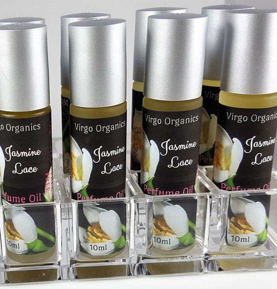Organic Perfume Oil / JASMINE LACE! / A Sensual & Beautiful Gift / Alcohol Free / Vegan / Gluten Free / Phthalate Free