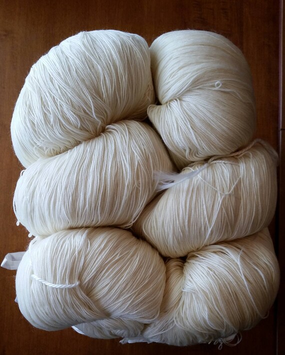 Bulky Weight 100/% Pure and SOFT PREMIUM MERINO WOOL YARN undyed 6 LB BULK
