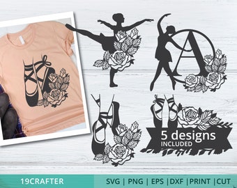 Download Dance Monogram Svg Etsy
