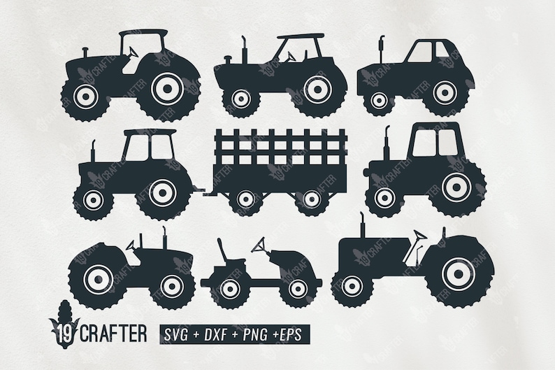 Download Farm Tractor Svg Tractor Svg Bundle Silhouette Cameo Detail Quality Tractor Vintage Old Tractor Vector Svg Eps Png Dxf File For Cricut Clip Art Art Collectibles Delage Com Br