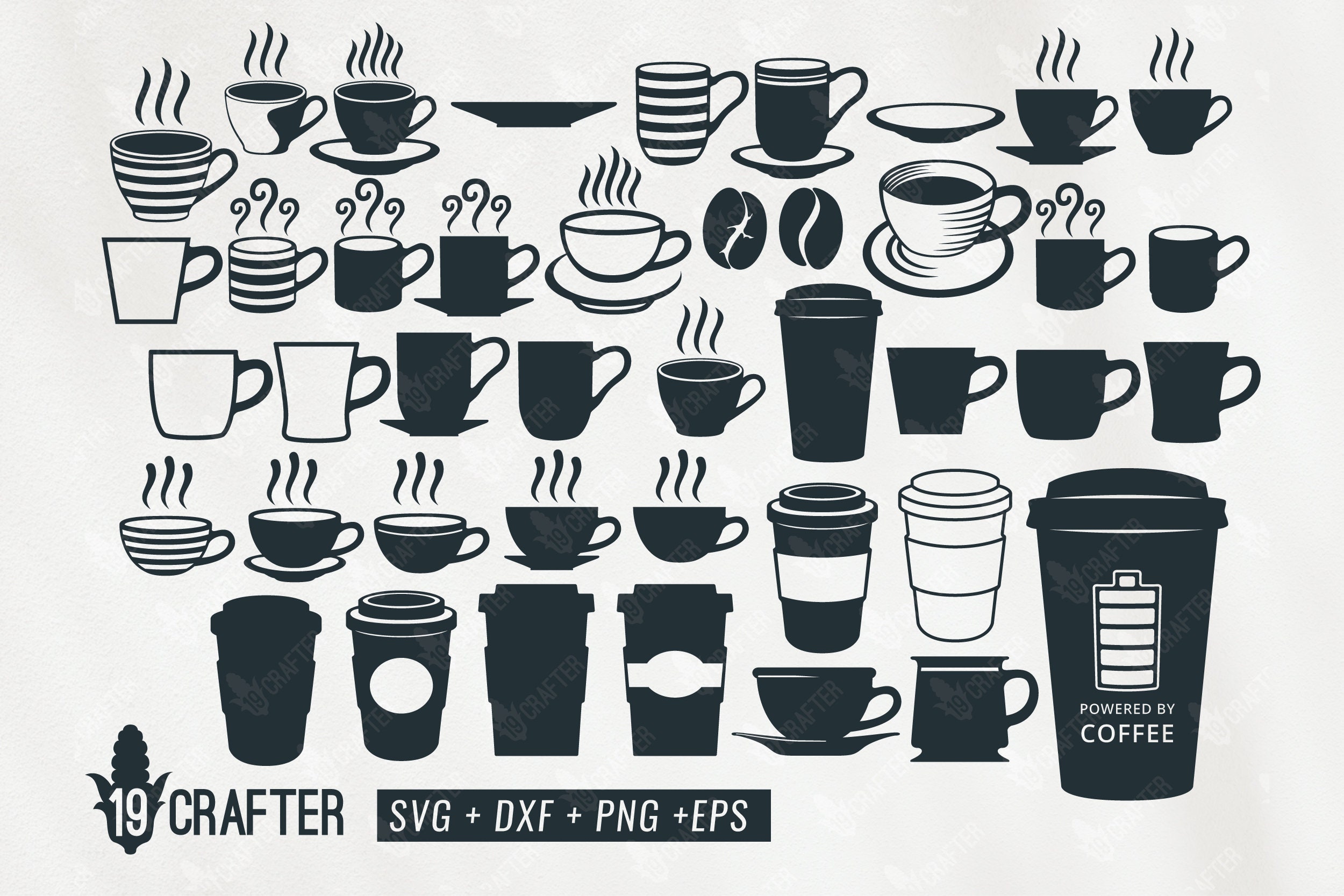 Download Coffee Svg Bundle Coffee Cup Svg Coffee Cup Clipart Coffee Etsy