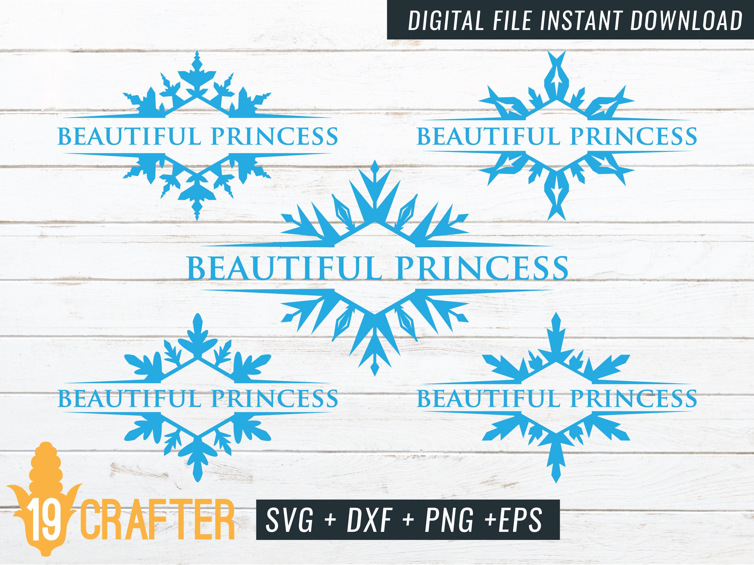 Silhouette DXF Split Snowflake Svg Cut File for Cricut Snowflake Monogram SVG Bundle PNG Snowflake Frame Svg Christmas Name Frame Svg