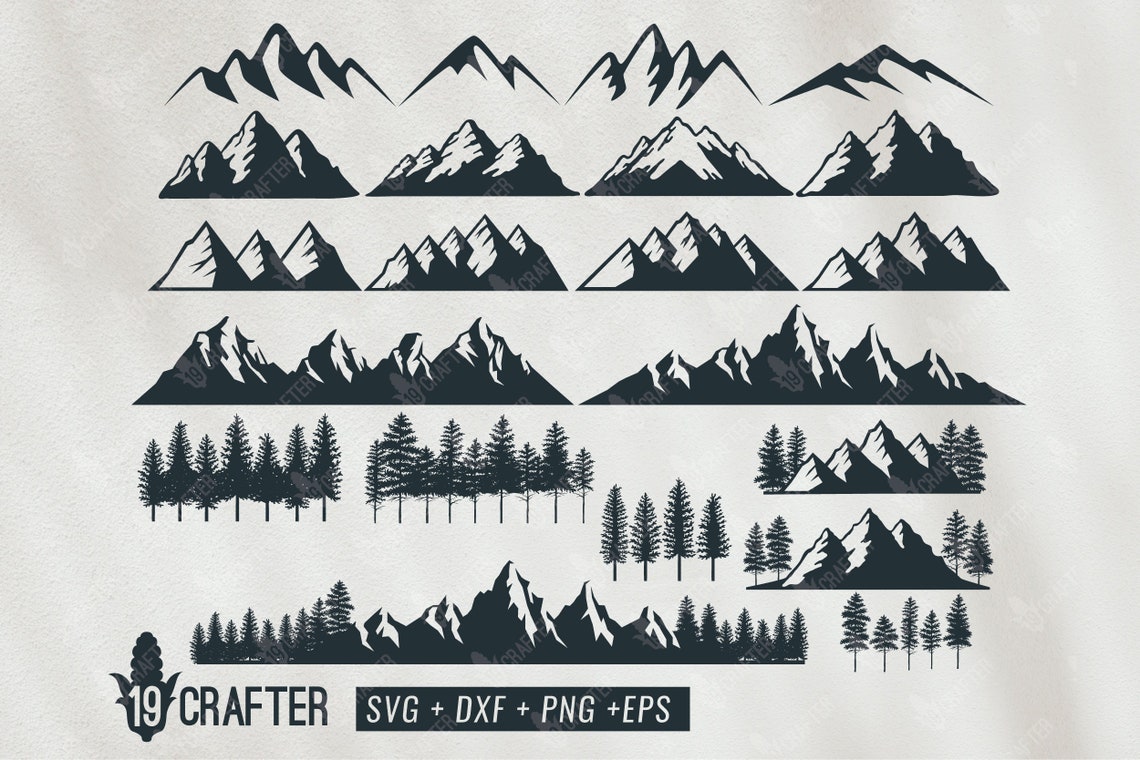 Free Free 117 Mountain Pine Tree Svg SVG PNG EPS DXF File