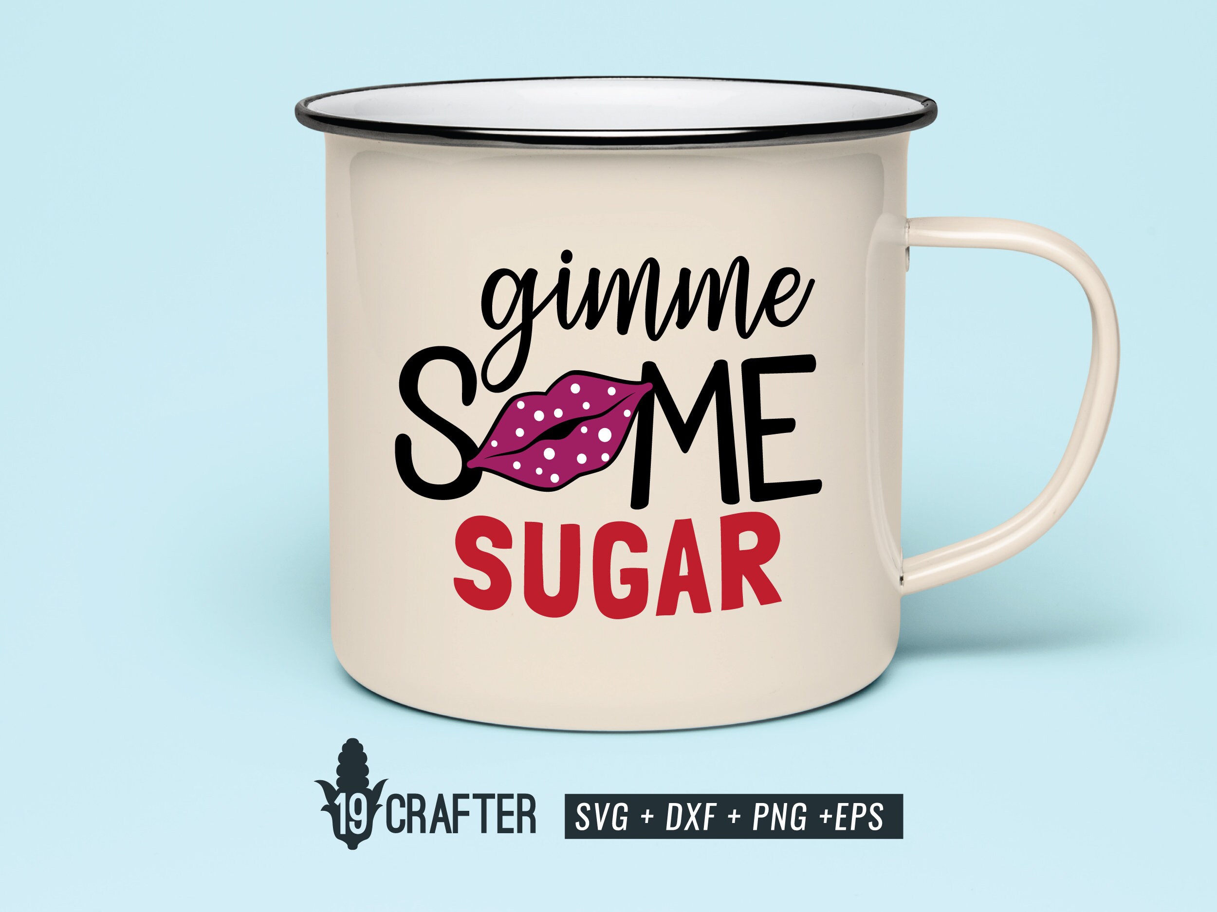Give me gimme some sugar valentine svg eps png dxf file cut | Etsy