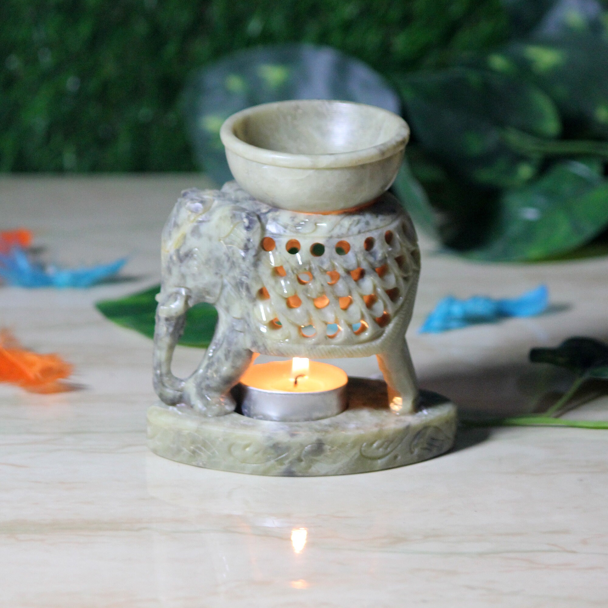 Marble Aroma Oil Warmer Essential Oil Burner Aroma Burner 3 Etsy
