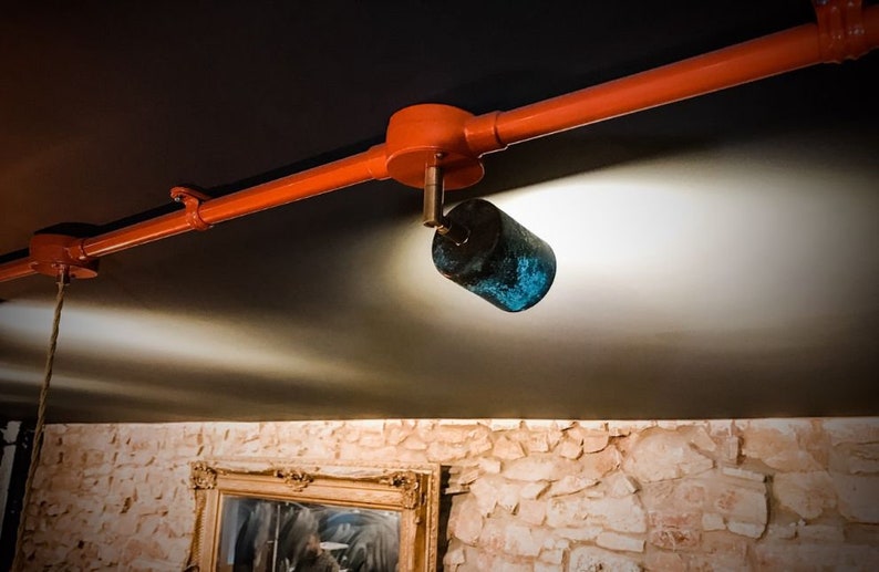 Conduit box lighting GU10 adjustable week aged verdigris Etsy