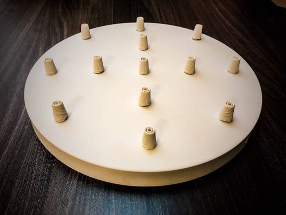 Giant Matte White 13 Way Ceiling Rose For Making Lighting Etsy