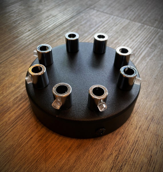 Black nickel outlet ceiling rose