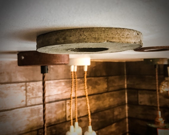 Concrete Bezel Fire Rated Mains Downlight
