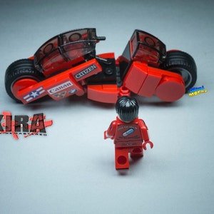 Custom Minifigures MiniMOCha Akira Motorcycle MOC Set 2021