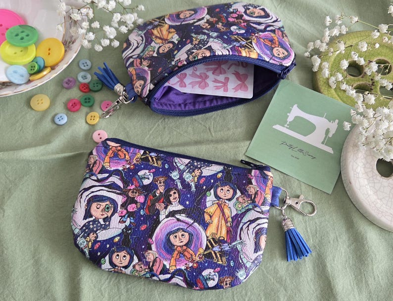 Coraline Wallet, Coin Purse, Pouch Bild 2