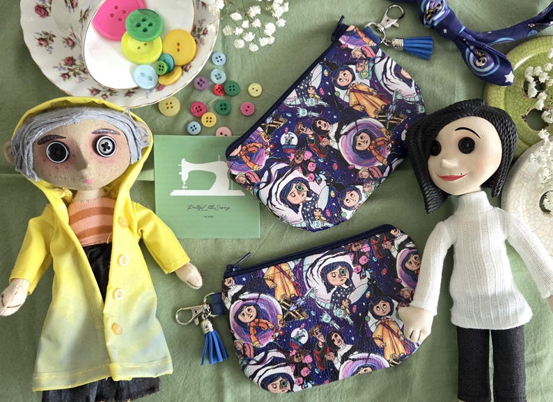Coraline Wallet, Coin Purse, Pouch Bild 1