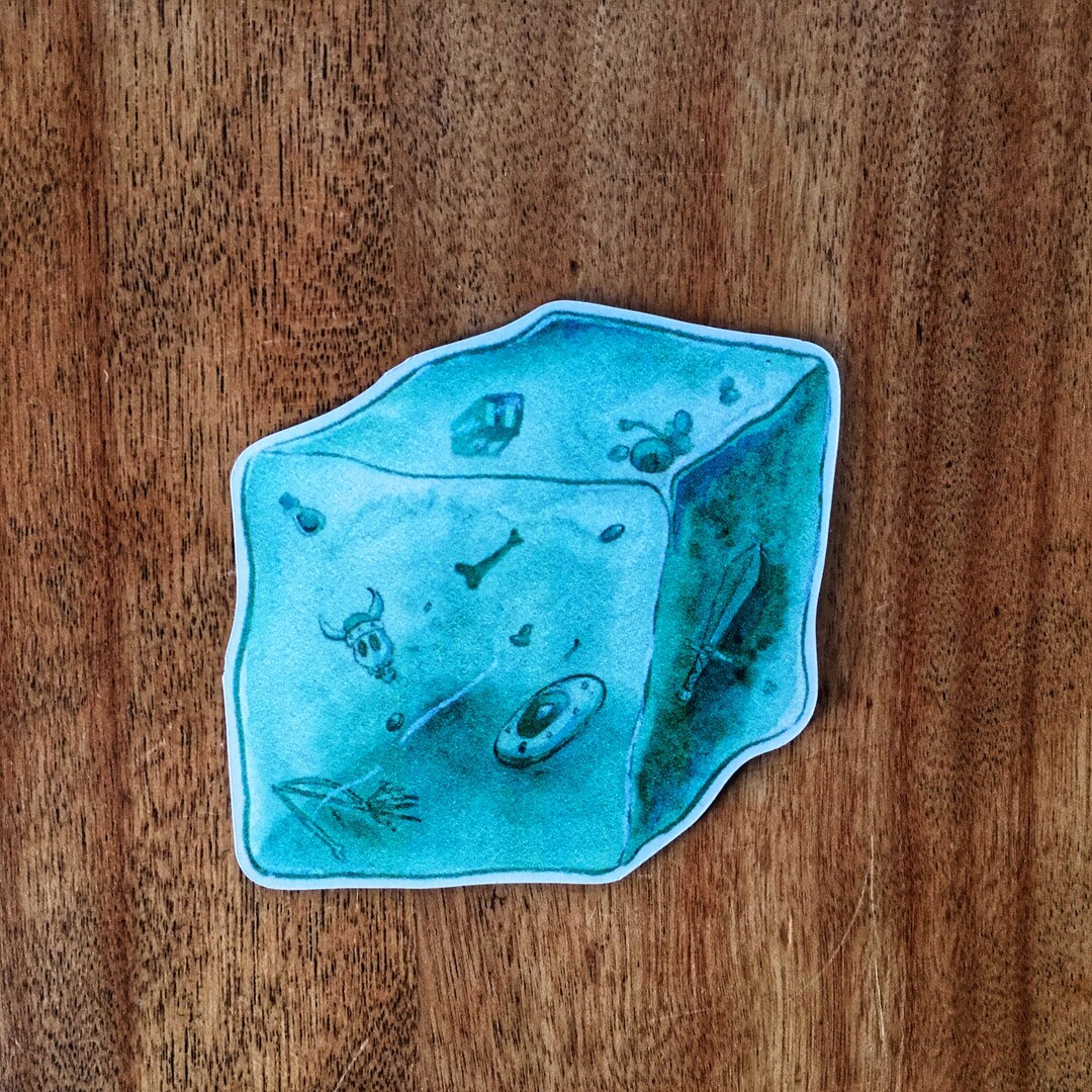 Fridge Gelatinous Cube Dungeons and Dragons Monster Etsy