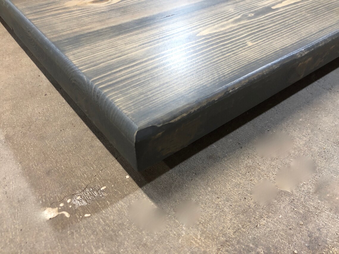 CUSTOM ADD ON Table Top Edge Profile Chamfer or Roundover Etsy