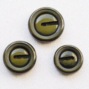 Olive Green, Handmade Casein Button, Classic Button, Vintage and Novel, Unisex Two Holes Button, Bespoke Button, Designers Suits and Jackets