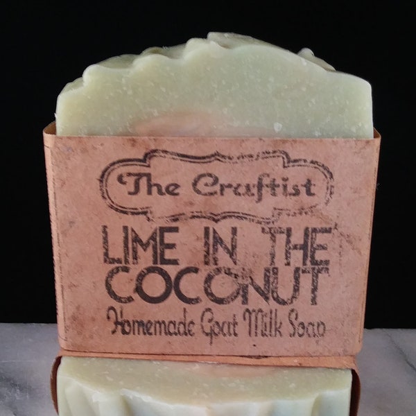 Lime in the Coconut Handmade Goat Milk Soap
