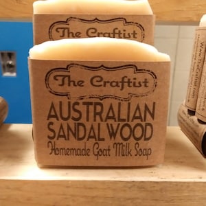 Australian Sandalwood Goat Milk Soap