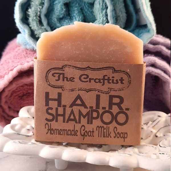 Dry Hair H.A.I.R. Handmade Goat Milk Shampoo Bar