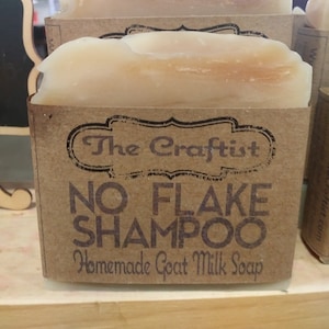 Dry Scalp No Flake Goat Milk Shampoo Bar