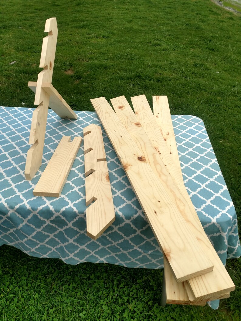 Wooden Display Stand 4 shelves 2foot wide Etsy