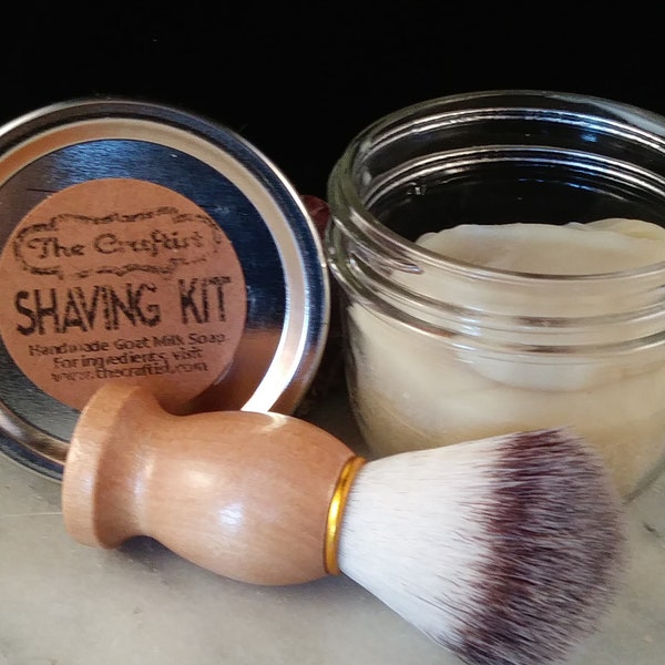 Hairless Whisper Handmade Goat Milk Shaving Kit
