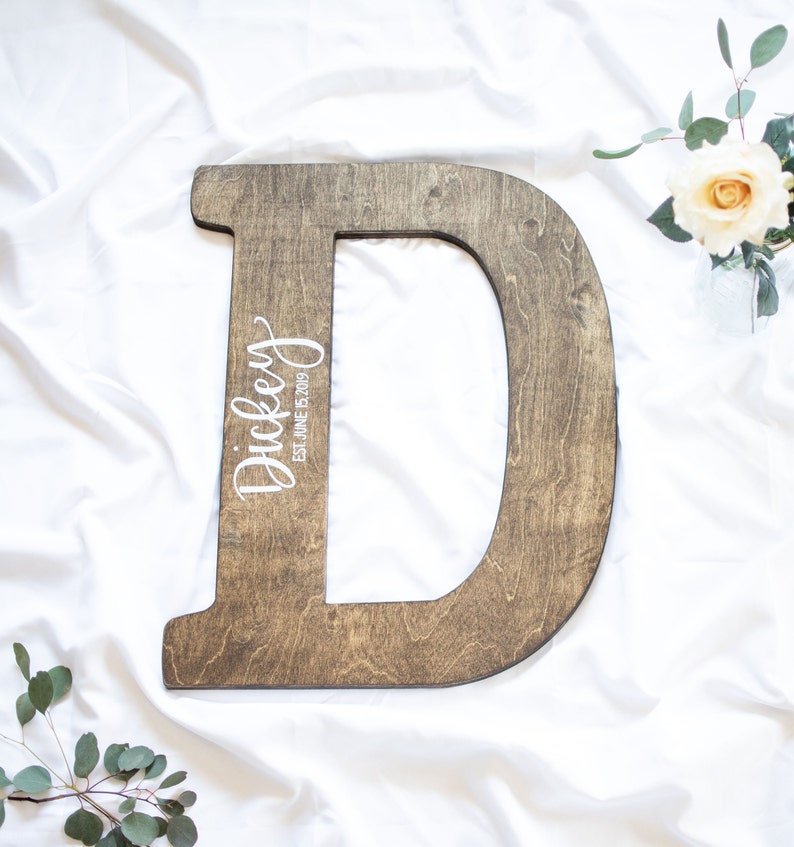 Letter Wedding Guest Book Alternative Personalized Letter Etsy