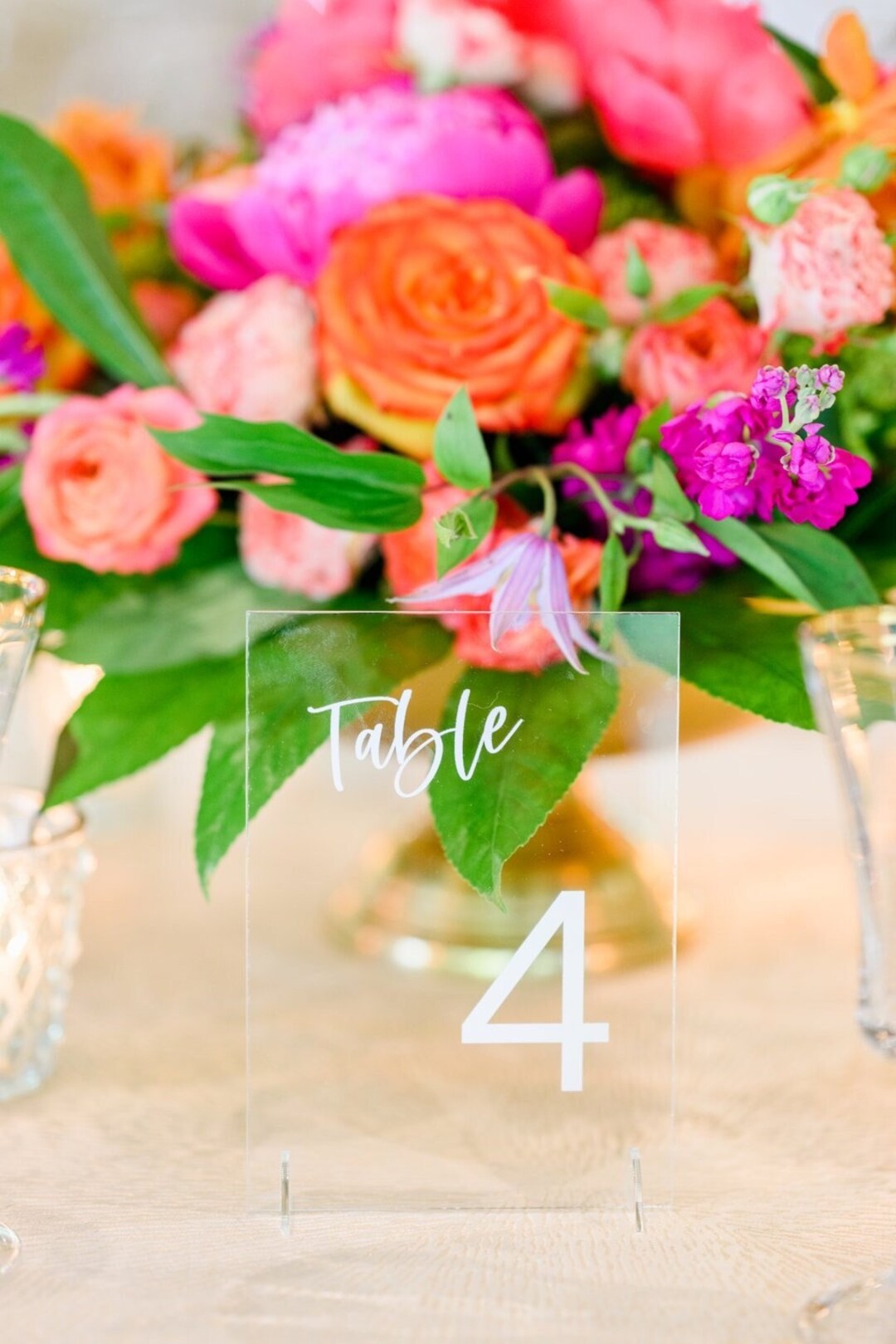 Table Numbers, Wedding Table Numbers, Acrylic Table Numbers, Wedding