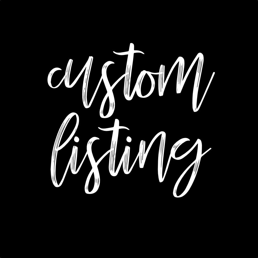 Custom Listing - Customize An Existing Listing!