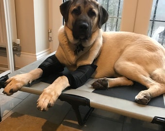 Dog Leg Protectors, dog elbow Pads for Hygroma,, Post-Surgery Support, dog leg sleeve to prevent licking.