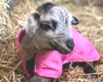 Waterproof Fleece-Lined Lamb Coat: Warm, Dry Newborn Livestock Protection
