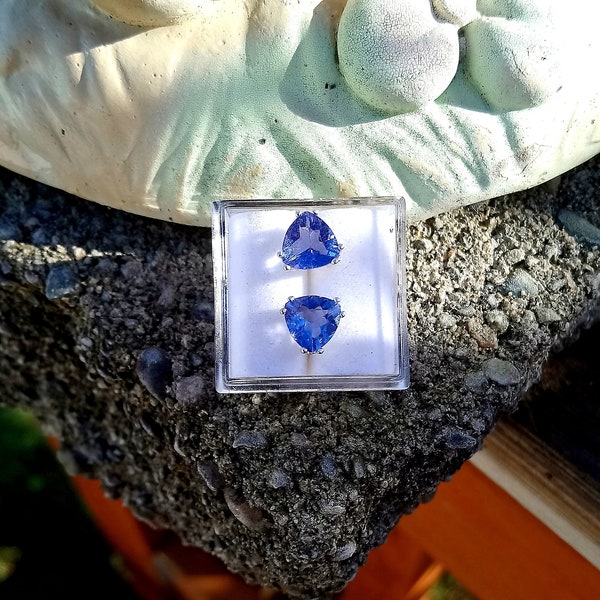 •IO• fluorite + silver earrings