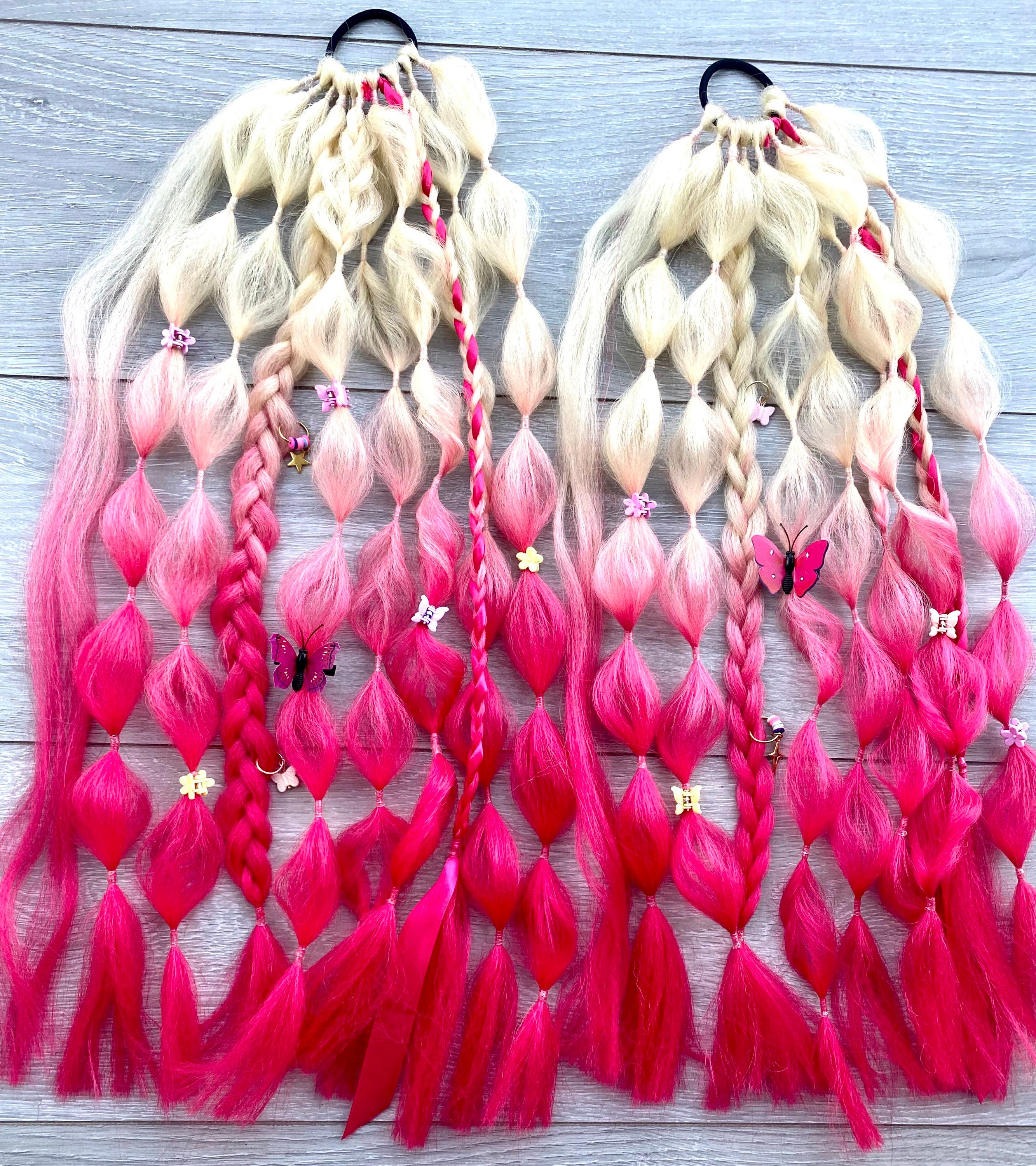 Pink Minimalistic Braided Festival Hair's Code & Price - RblxTrade